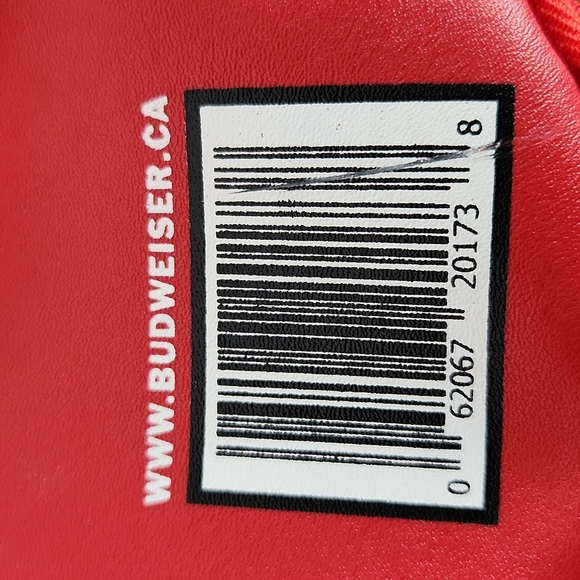 Faux Leather Red Budweiser Soft-sided Cooler Bag - Picture 10 of 12